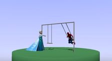 (parody) SPIDERman AND Frozen ELSA! Swing! by yatoim animations